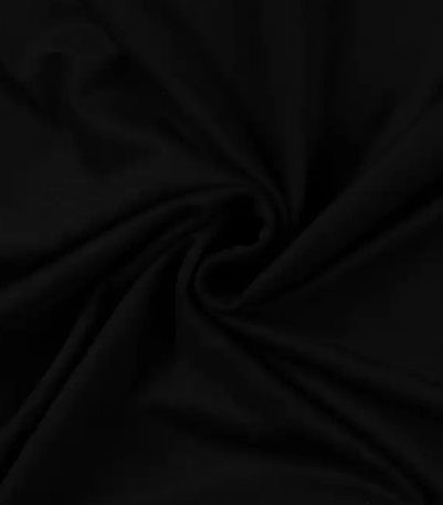 The Boxy Tee - Black Jersey
