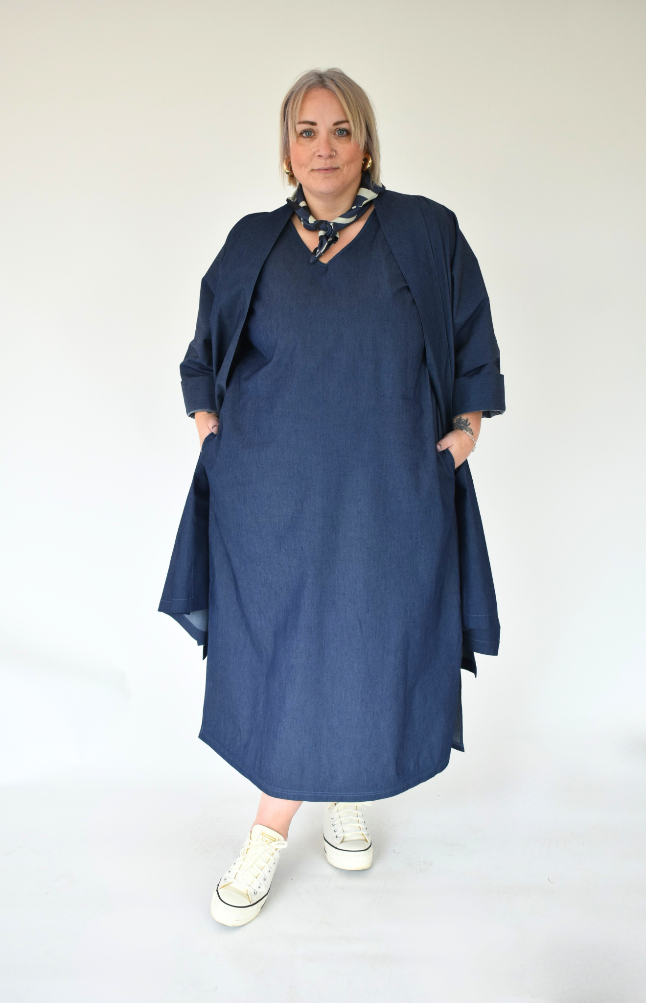 The Slip Dress - Chambray
