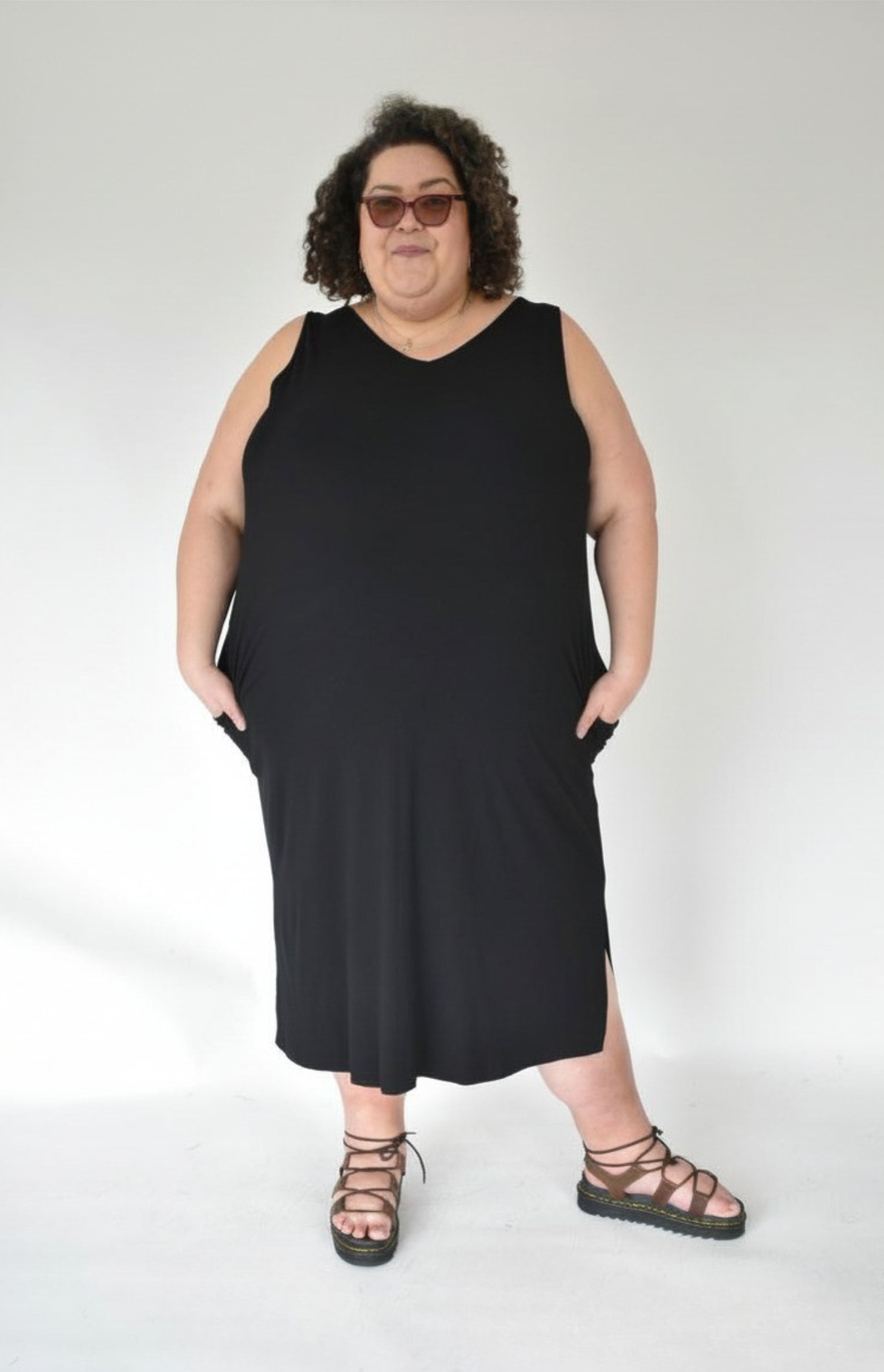 The Slip Dress - Black Jersey
