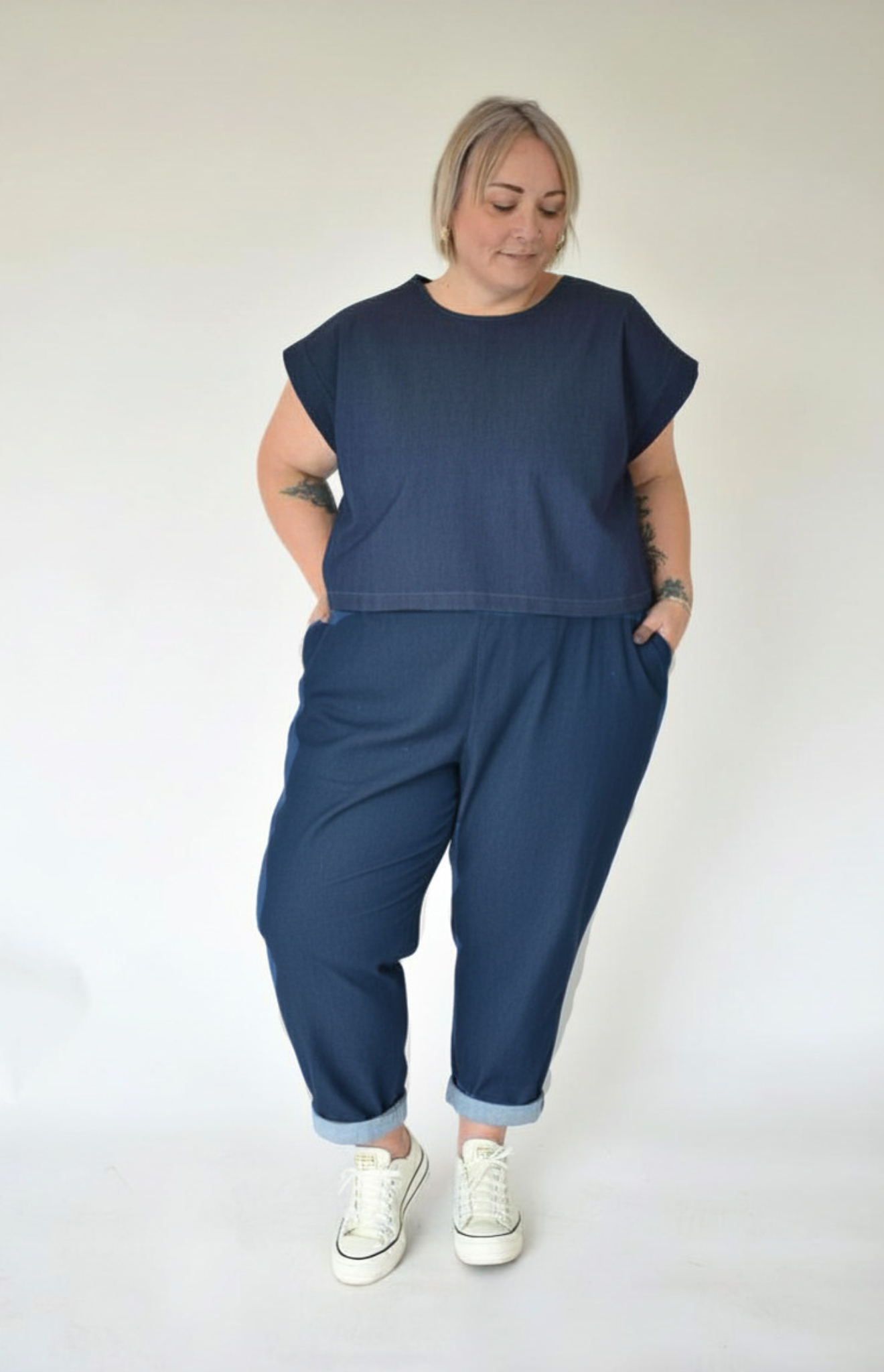The Tapered Trouser - Chambray
